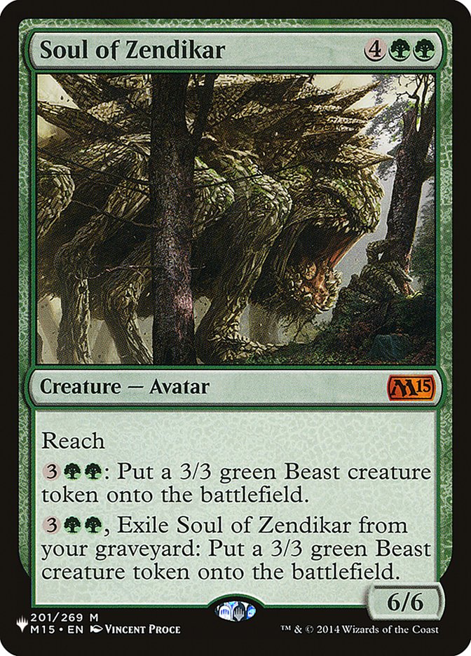 Soul of Zendikar [The List] MTG Single Magic: The Gathering | Red Claw Gaming