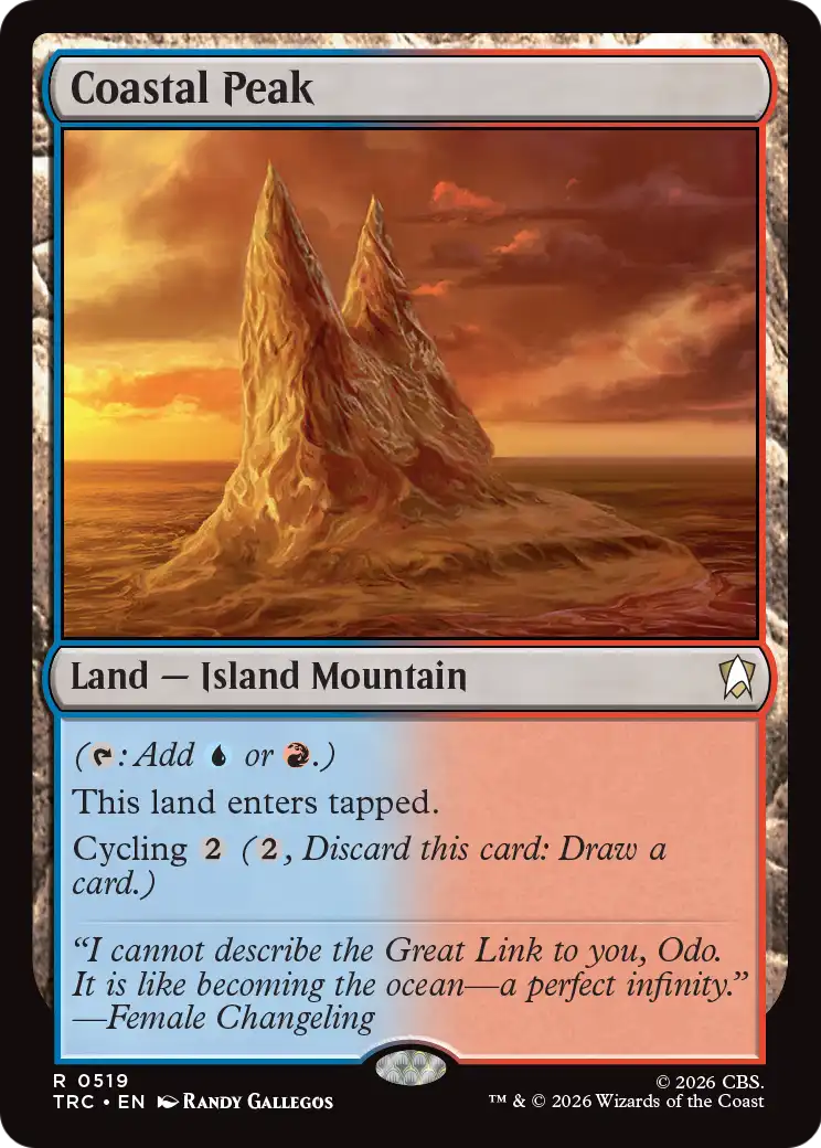 Coastal Peak (Surge Foil) [Star Trek Commander] | Red Claw Gaming