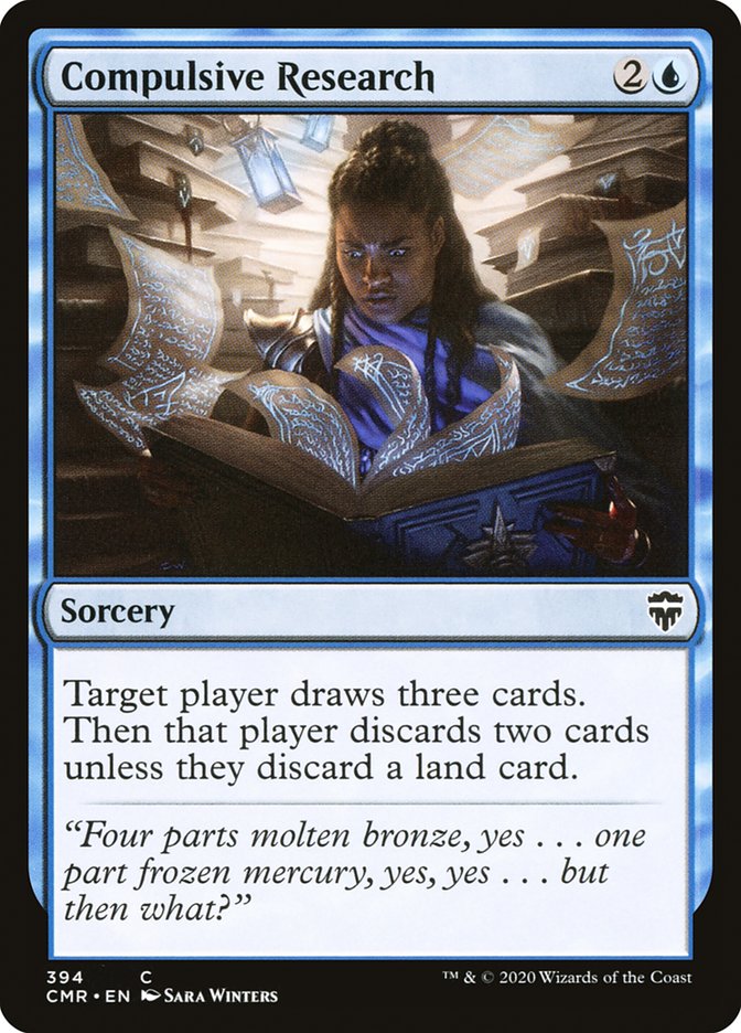 Compulsive Research [Commander Legends] MTG Single Magic: The Gathering | Red Claw Gaming