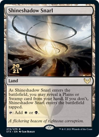 Shineshadow Snarl [Strixhaven: School of Mages Prerelease Promos] MTG Single Magic: The Gathering | Red Claw Gaming