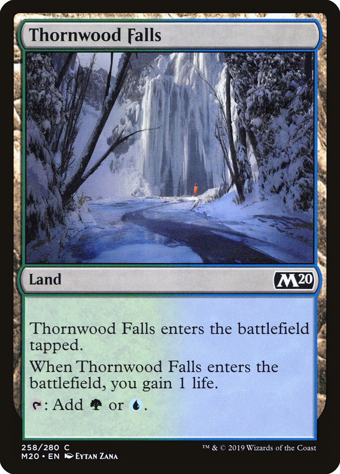 Thornwood Falls [Core Set 2020] MTG Single Magic: The Gathering | Red Claw Gaming