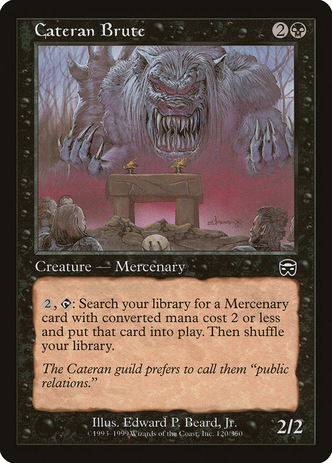 Cateran Brute [Mercadian Masques] MTG Single Magic: The Gathering | Red Claw Gaming