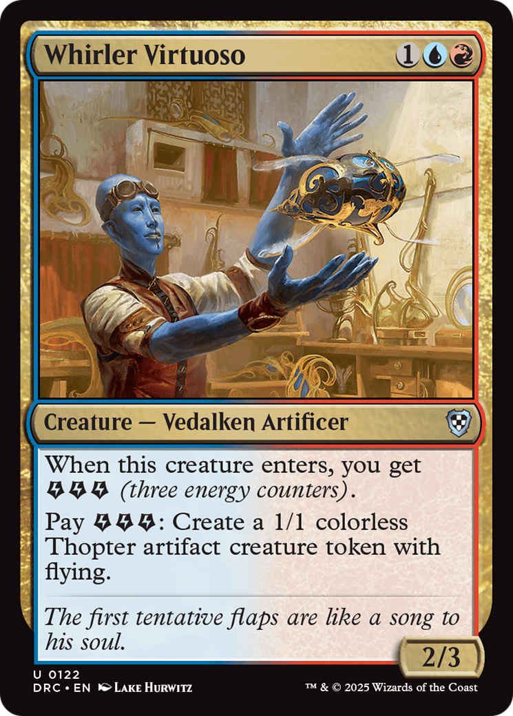 Whirler Virtuoso [Aetherdrift Commander] MTG Single Magic: The Gathering | Red Claw Gaming