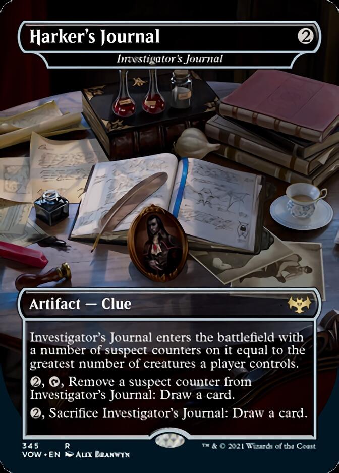 Investigator's Journal - Harker's Journal [Innistrad: Crimson Vow] MTG Single Magic: The Gathering | Red Claw Gaming