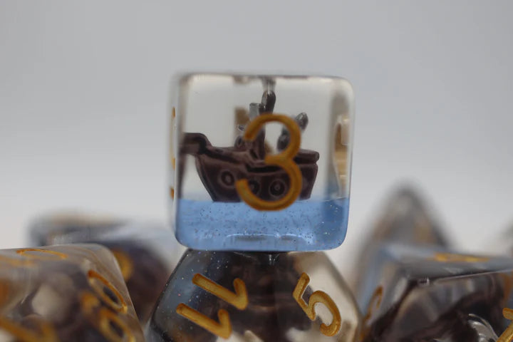 BOAT Dice & Counters Foam Brain Games    | Red Claw Gaming