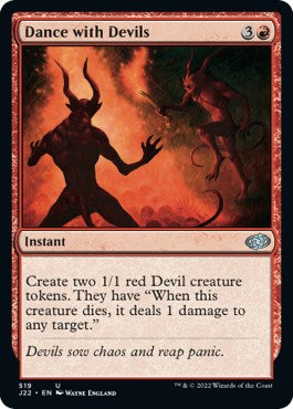 Dance with Devils [Jumpstart 2022] MTG Single Magic: The Gathering | Red Claw Gaming