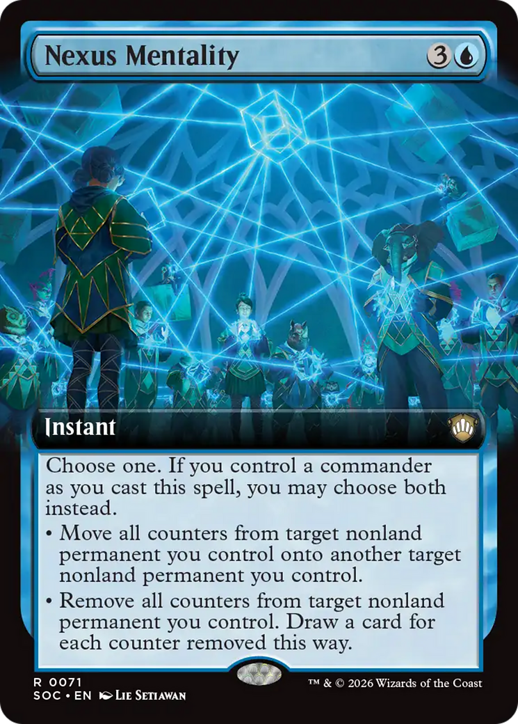 Nexus Mentality (Extended Art) [Secrets of Strixhaven Commander] MTG Single Magic: The Gathering | Red Claw Gaming