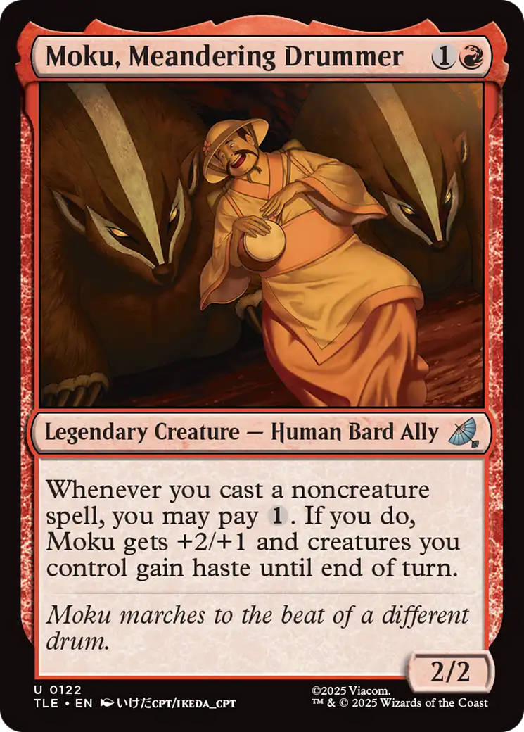Moku, Meandering Drummer [Avatar: The Last Airbender: Eternal-Legal] MTG Single Magic: The Gathering | Red Claw Gaming