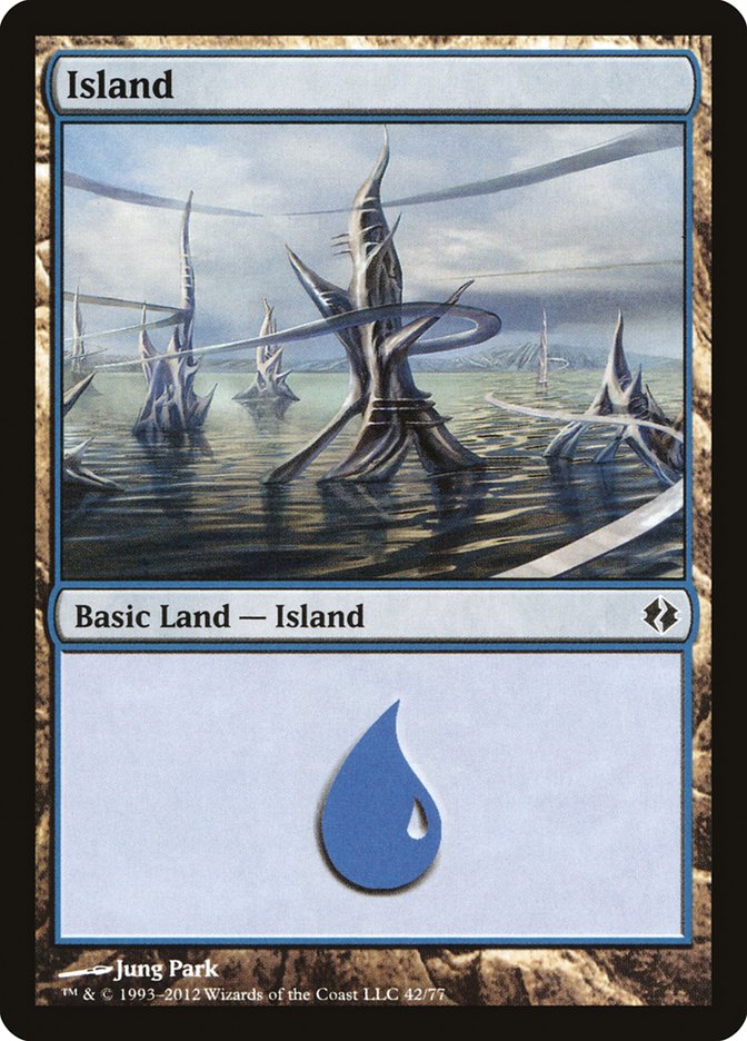 Island (42) [Duel Decks: Venser vs. Koth] MTG Single Magic: The Gathering | Red Claw Gaming
