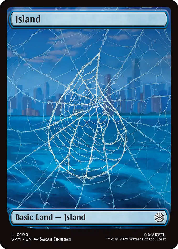 Island (0190) [Marvel's Spider-Man] MTG Single Magic: The Gathering | Red Claw Gaming