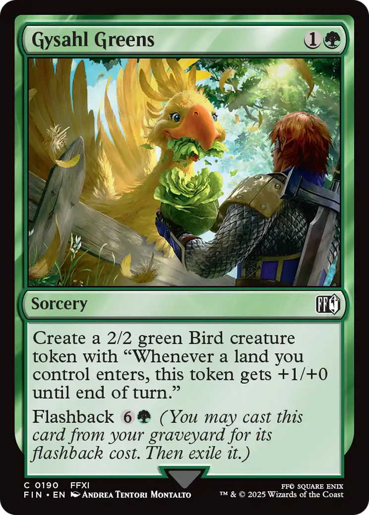 Gysahl Greens [FINAL FANTASY] MTG Single Magic: The Gathering | Red Claw Gaming