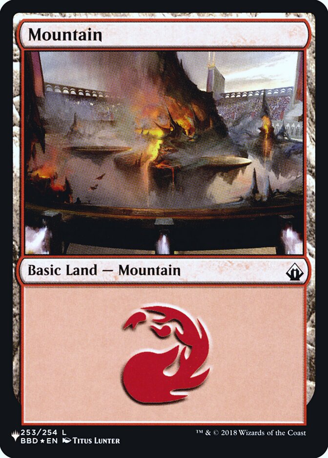 Mountain [Secret Lair: Heads I Win, Tails You Lose] MTG Single Magic: The Gathering | Red Claw Gaming