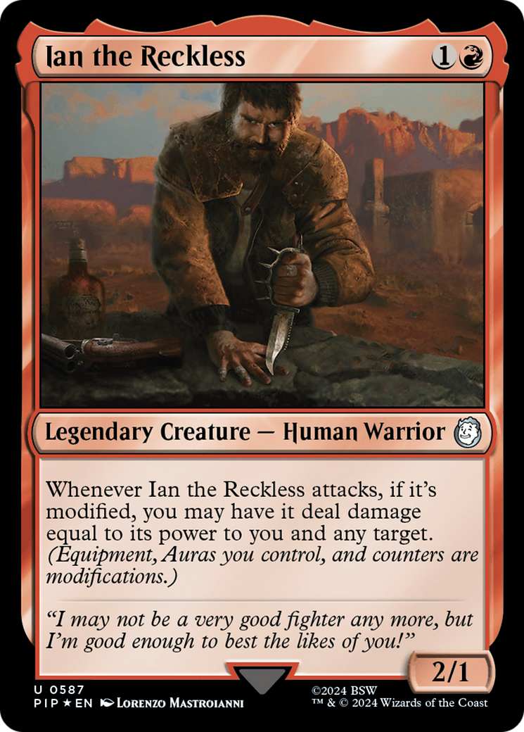 Ian the Reckless (Surge Foil) [Fallout] MTG Single Magic: The Gathering | Red Claw Gaming