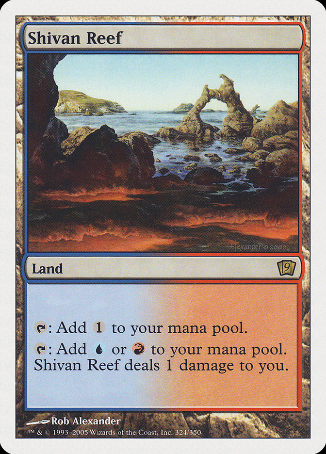 Shivan Reef [Ninth Edition] MTG Single Magic: The Gathering | Red Claw Gaming