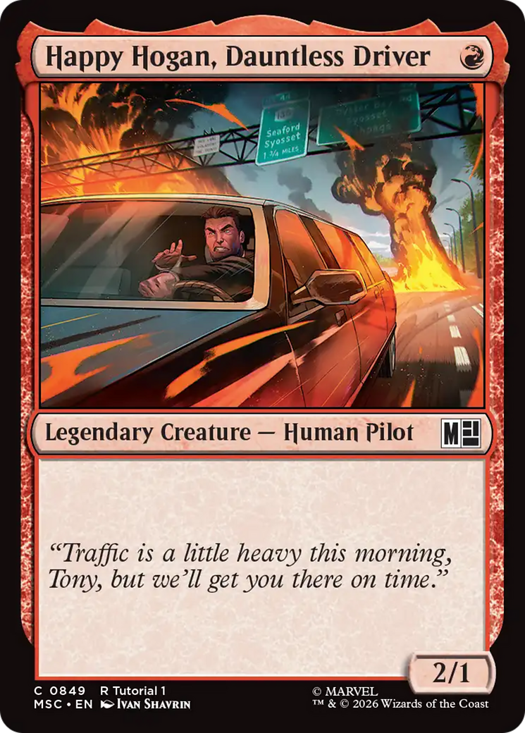 Happy Hogan, Dauntless Driver (0849) [Marvel Super Heroes Commander] | Red Claw Gaming