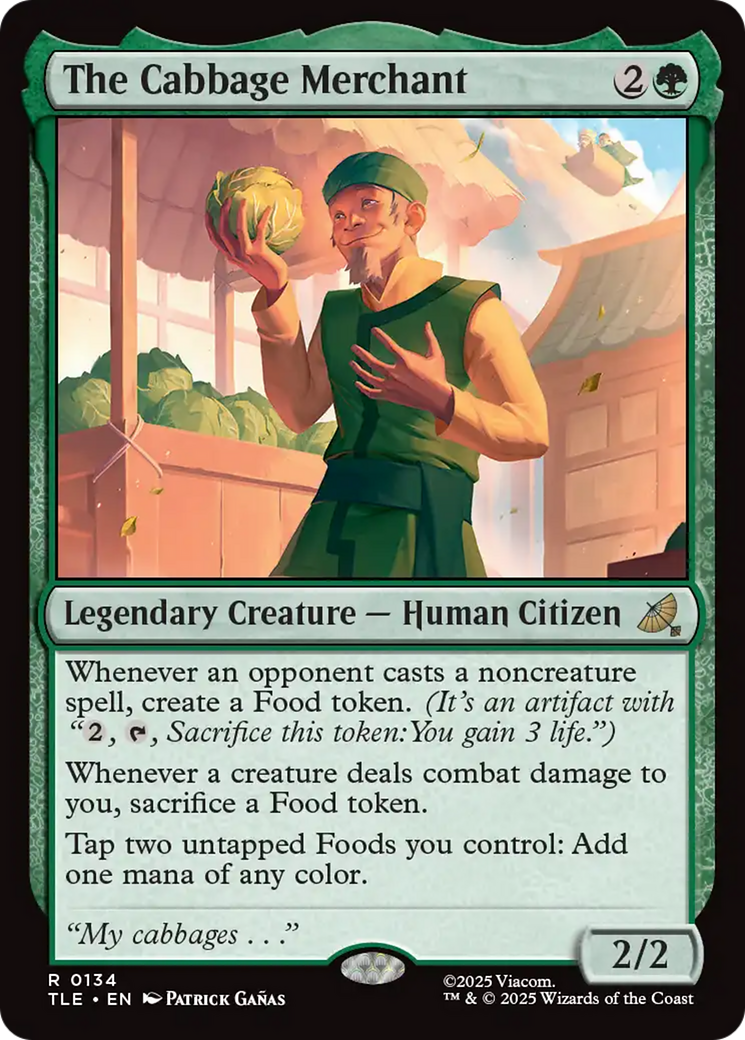 The Cabbage Merchant [Avatar: The Last Airbender: Eternal-Legal] MTG Single Magic: The Gathering | Red Claw Gaming