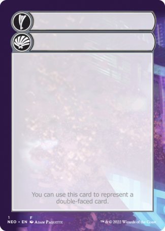 Helper Card (1/9) [Kamigawa: Neon Dynasty Tokens] MTG Single Magic: The Gathering | Red Claw Gaming