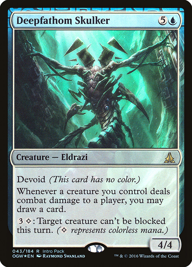 Deepfathom Skulker (Intro Pack) [Oath of the Gatewatch Promos] MTG Single Magic: The Gathering | Red Claw Gaming