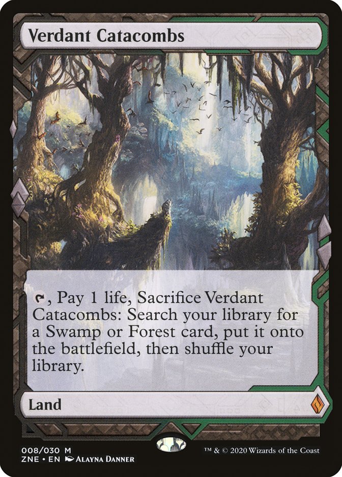 Verdant Catacombs (Expeditions) [Zendikar Rising Expeditions] MTG Single Magic: The Gathering | Red Claw Gaming