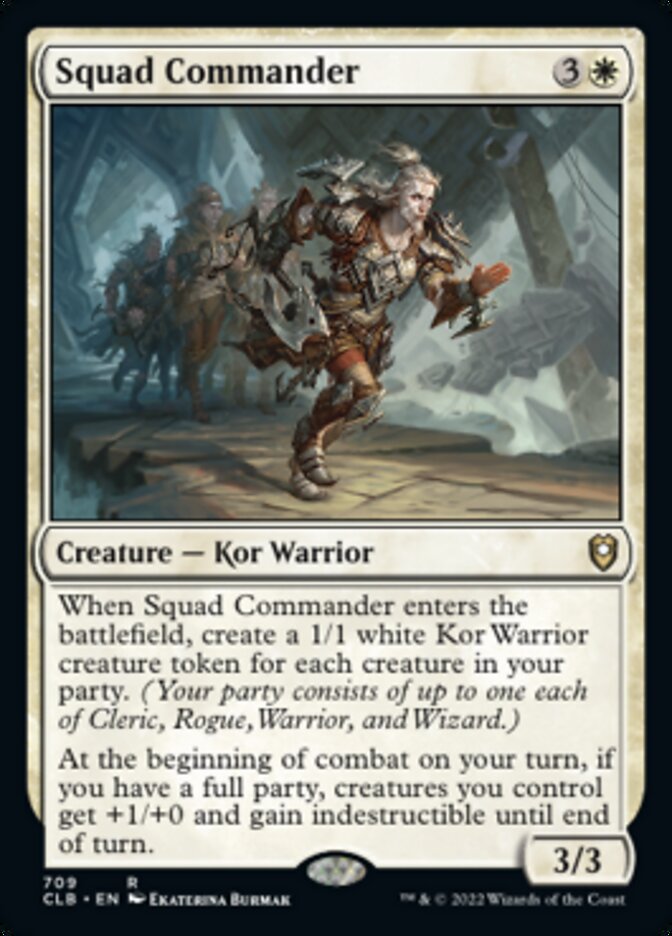 Squad Commander [Commander Legends: Battle for Baldur's Gate] MTG Single Magic: The Gathering | Red Claw Gaming