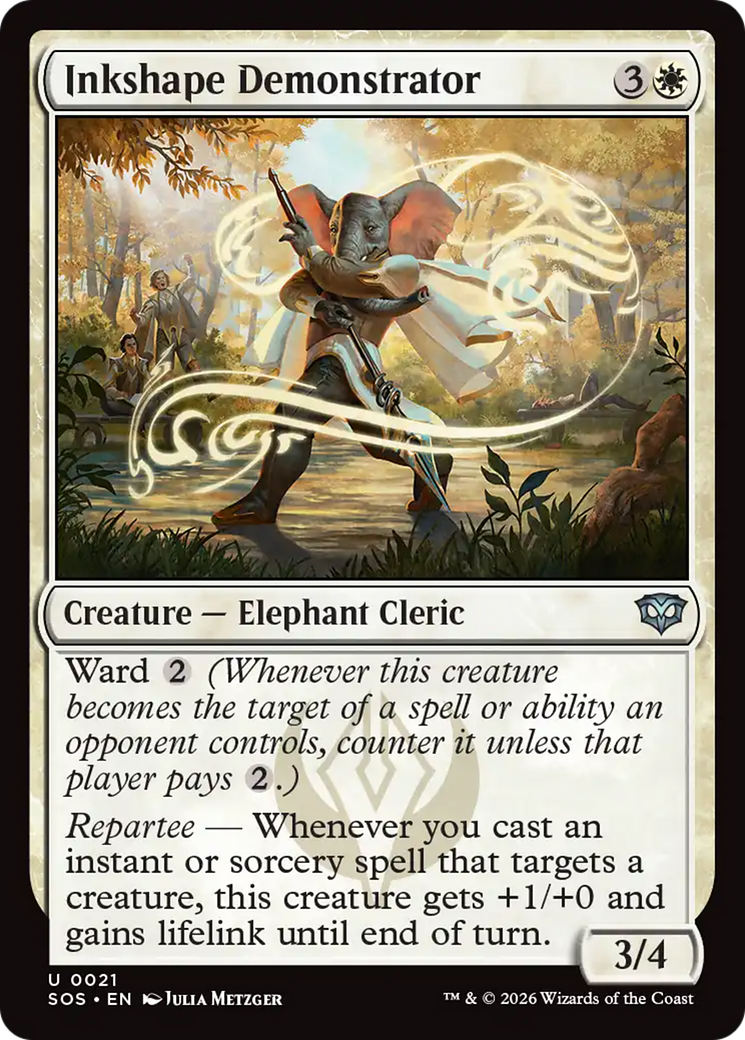 Inkshape Demonstrator [Secrets of Strixhaven] MTG Single Magic: The Gathering | Red Claw Gaming