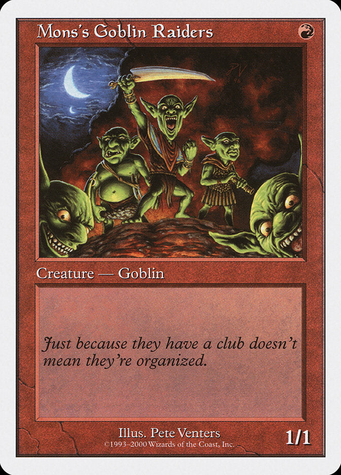 Mons's Goblin Raiders [Starter 2000] MTG Single Magic: The Gathering | Red Claw Gaming