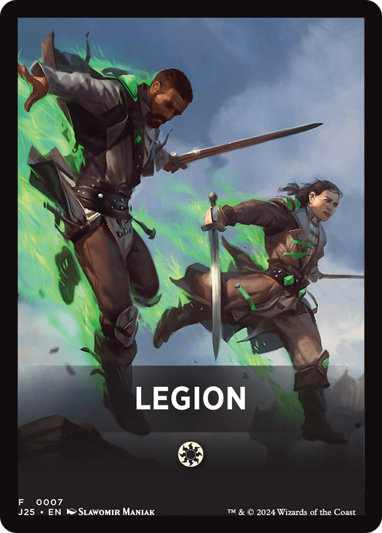 Legion Theme Card [Foundations Jumpstart Front Cards] MTG Single Magic: The Gathering | Red Claw Gaming