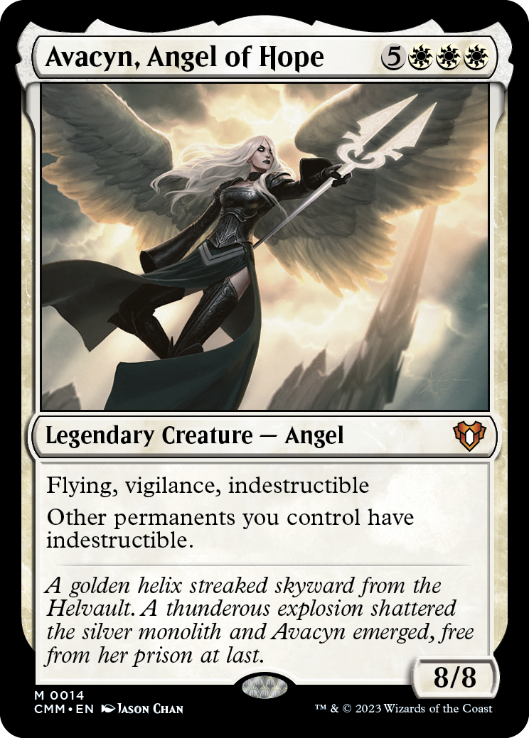 Avacyn, Angel of Hope [Commander Masters] MTG Single Magic: The Gathering | Red Claw Gaming