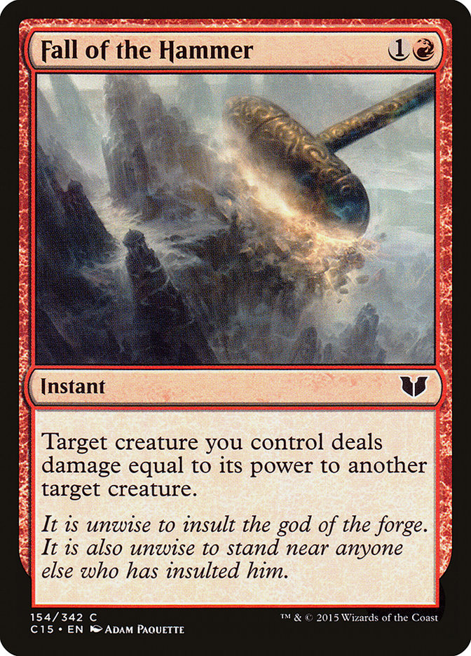 Fall of the Hammer [Commander 2015] MTG Single Magic: The Gathering | Red Claw Gaming