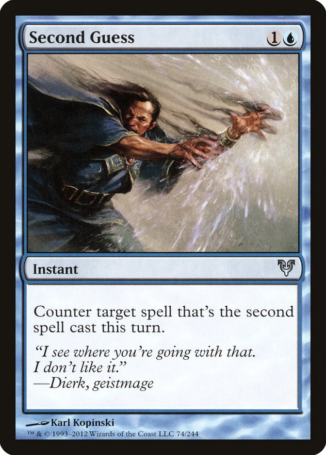 Second Guess [Avacyn Restored] MTG Single Magic: The Gathering | Red Claw Gaming