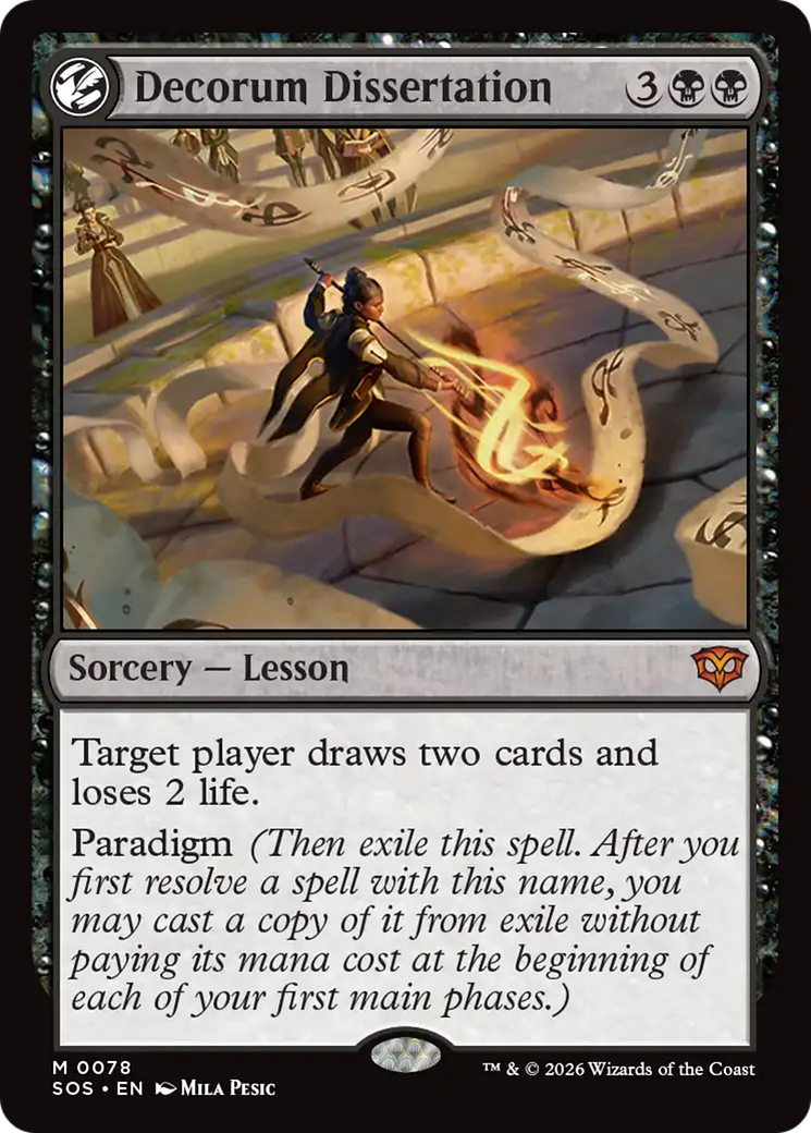 Decorum Dissertation [Secrets of Strixhaven] MTG Single Magic: The Gathering | Red Claw Gaming
