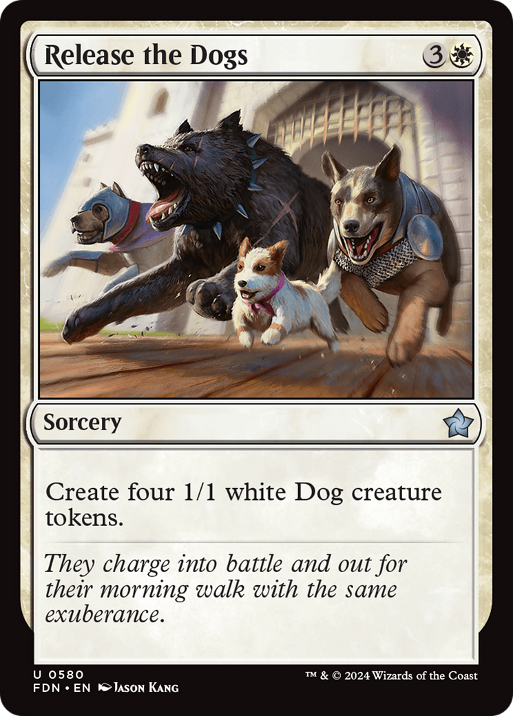 Release the Dogs [Foundations] MTG Single Magic: The Gathering | Red Claw Gaming