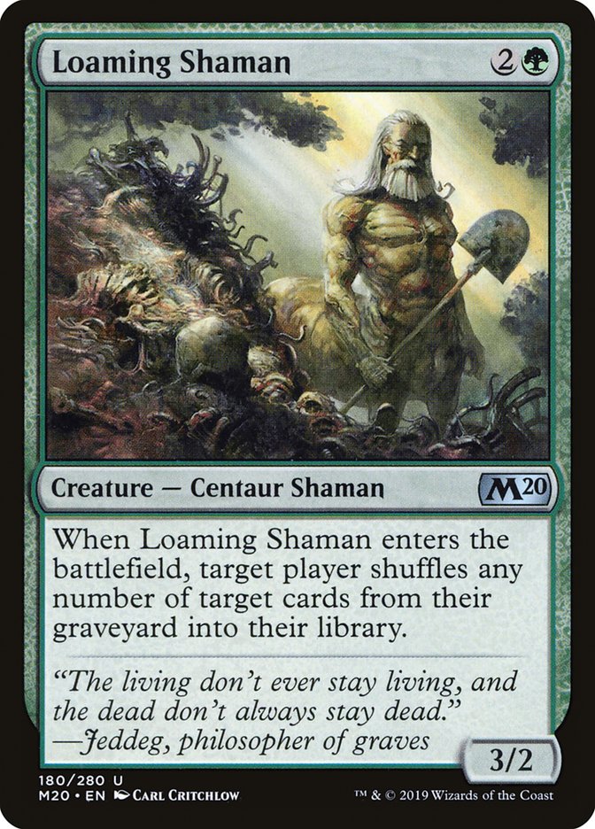 Loaming Shaman [Core Set 2020] MTG Single Magic: The Gathering | Red Claw Gaming
