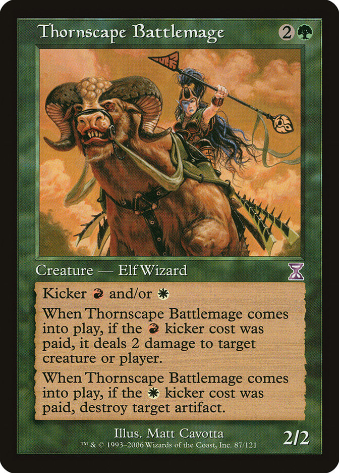Thornscape Battlemage [Time Spiral Timeshifted] MTG Single Magic: The Gathering | Red Claw Gaming