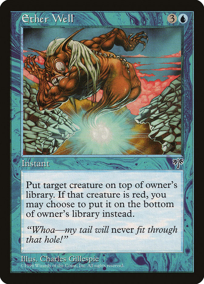 Ether Well [Mirage] MTG Single Magic: The Gathering | Red Claw Gaming