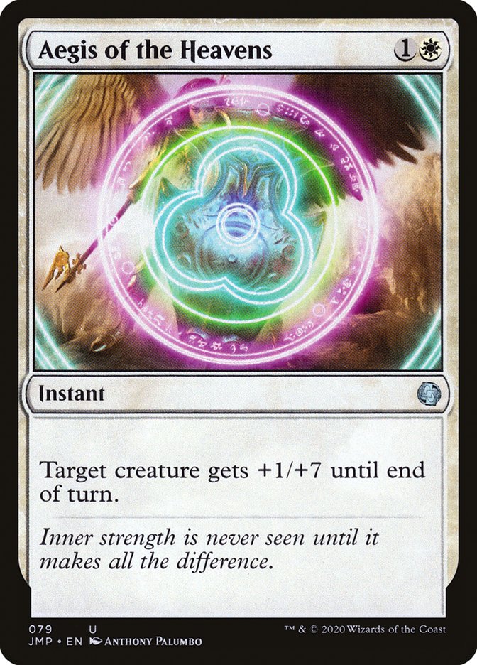 Aegis of the Heavens [Jumpstart] MTG Single Magic: The Gathering | Red Claw Gaming