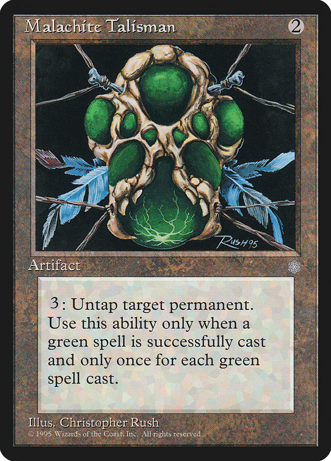 Malachite Talisman [Ice Age] MTG Single Magic: The Gathering | Red Claw Gaming