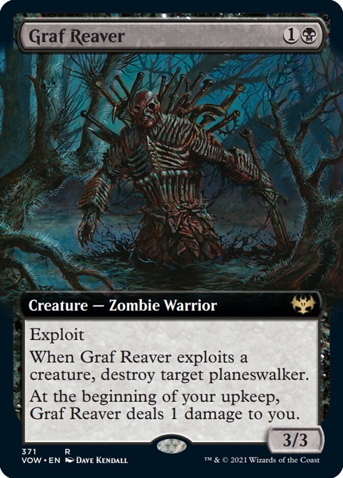 Graf Reaver (Extended Art) [Innistrad: Crimson Vow] MTG Single Magic: The Gathering | Red Claw Gaming