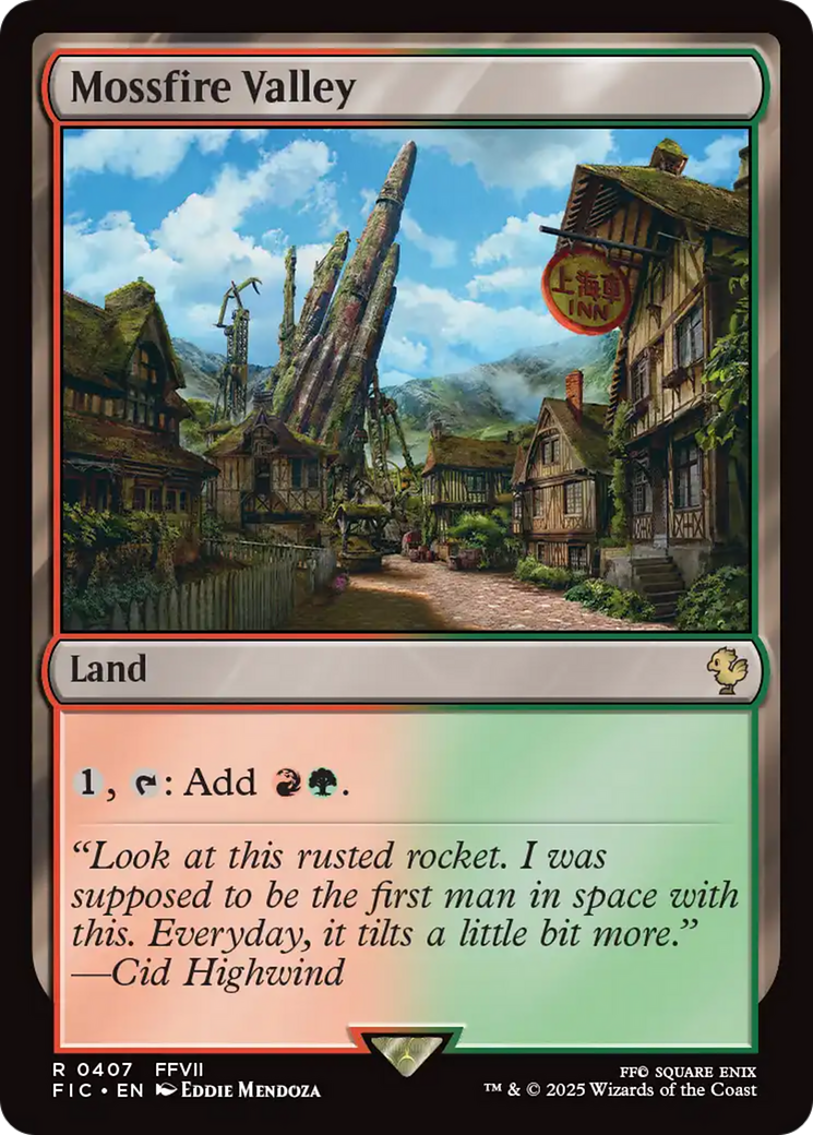 Mossfire Valley [FINAL FANTASY Commander] MTG Single Magic: The Gathering | Red Claw Gaming