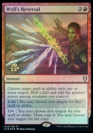 Wyll's Reversal [Commander Legends: Battle for Baldur's Gate Prerelease Promos] MTG Single Magic: The Gathering | Red Claw Gaming