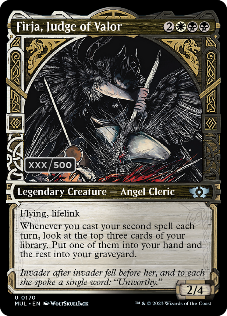 Firja, Judge of Valor (Serialized) [Multiverse Legends] MTG Single Magic: The Gathering | Red Claw Gaming