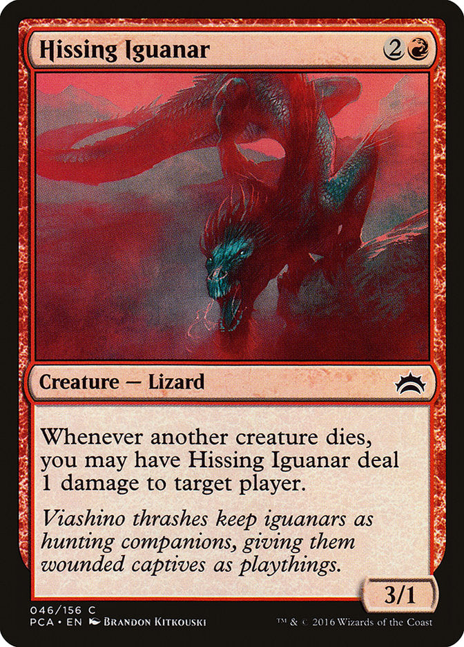 Hissing Iguanar [Planechase Anthology] MTG Single Magic: The Gathering | Red Claw Gaming
