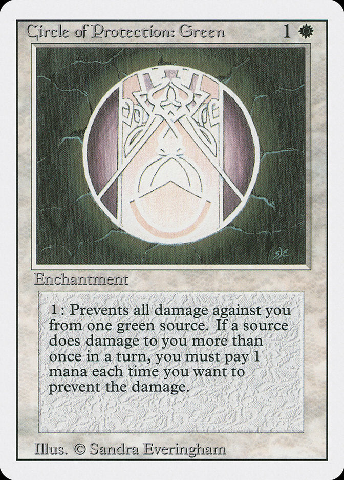 Circle of Protection: Green [Revised Edition] MTG Single Magic: The Gathering | Red Claw Gaming