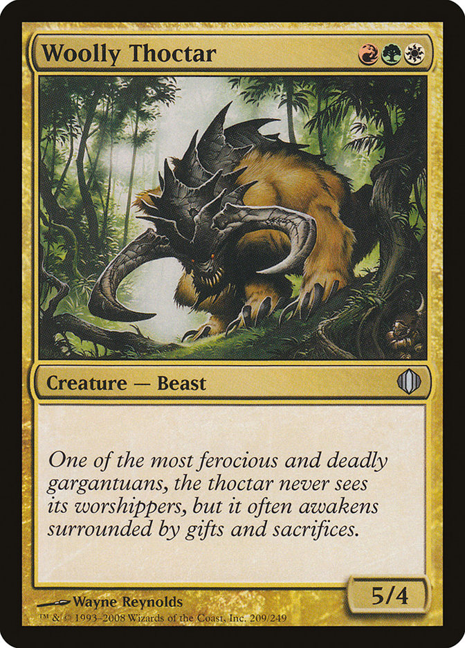 Woolly Thoctar [Shards of Alara] MTG Single Magic: The Gathering | Red Claw Gaming
