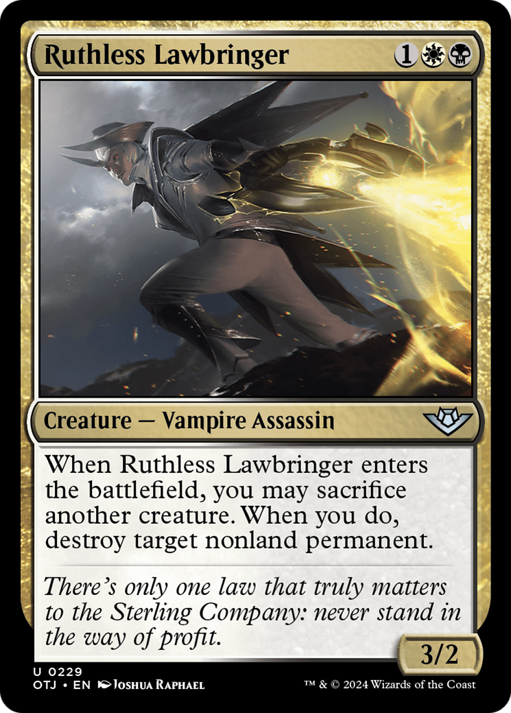 Ruthless Lawbringer [Outlaws of Thunder Junction] MTG Single Magic: The Gathering    | Red Claw Gaming