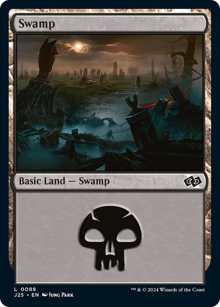 Swamp (88) [Foundations Jumpstart] MTG Single Magic: The Gathering | Red Claw Gaming