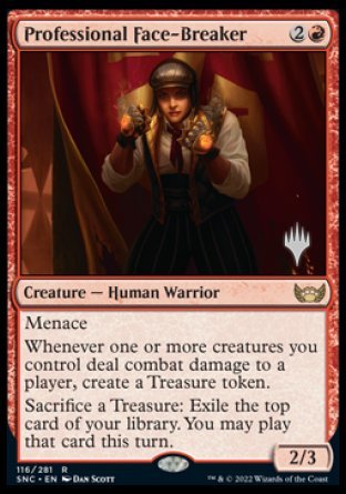Professional Face-Breaker (Promo Pack) [Streets of New Capenna Promos] MTG Single Magic: The Gathering | Red Claw Gaming