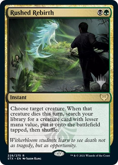Rushed Rebirth (Promo Pack) [Strixhaven: School of Mages Promos] MTG Single Magic: The Gathering | Red Claw Gaming