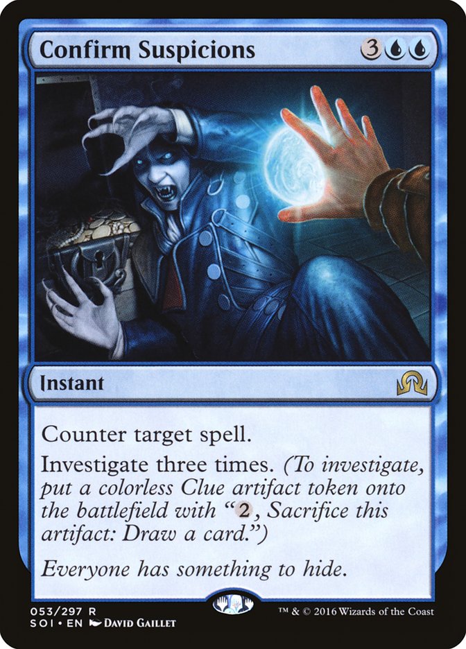 Confirm Suspicions [Shadows over Innistrad] MTG Single Magic: The Gathering | Red Claw Gaming