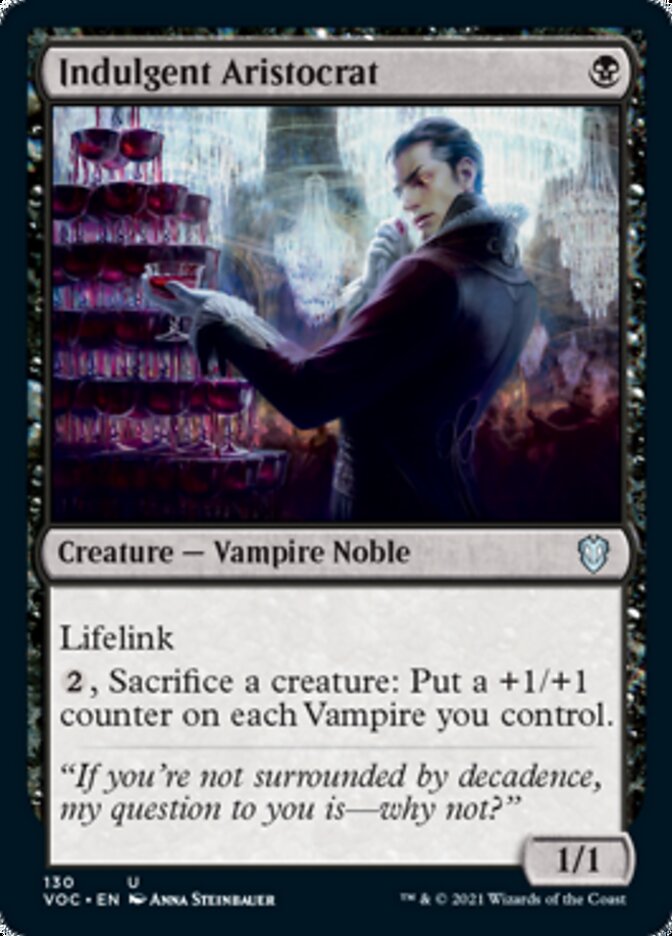 Indulgent Aristocrat [Innistrad: Crimson Vow Commander] MTG Single Magic: The Gathering | Red Claw Gaming